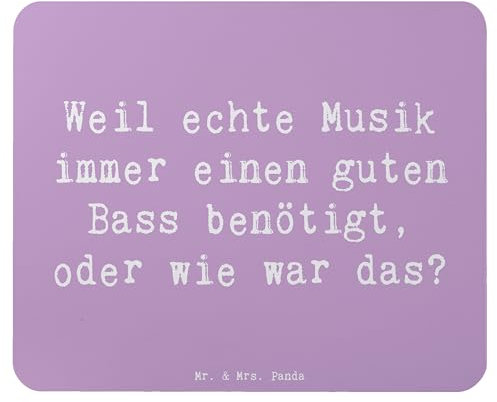 Mr. & Mrs. Panda Mauspad Spruch Schlagzeug Basswunder - Geschenk, Mausmatte, Musiker, Musik, Beats, Schlagzeuger, Laptop Mousepad, Band, mousematte, Mausunterlage, Präsenz, Lernen
