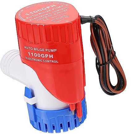 Parliky Yacht Bilgenwasserpumpe 1100 Gph 12 v Elektrische Schiffsentwässerungspumpe Langlebig Kompakte Tauchpumpe Für Boot Und Marine