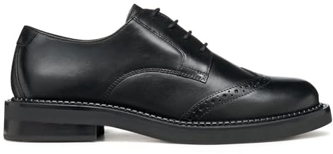 Geox D Serilda, Oxford Mujer, Negro, 36 EU