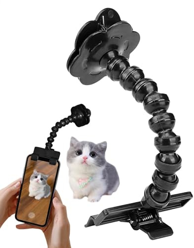 Selfie-stång för hundar med 360 graders rotation - selfie-stång för husdjur, selfie-hållare för katter med handtag | rekvisita för fotografering leksaker för