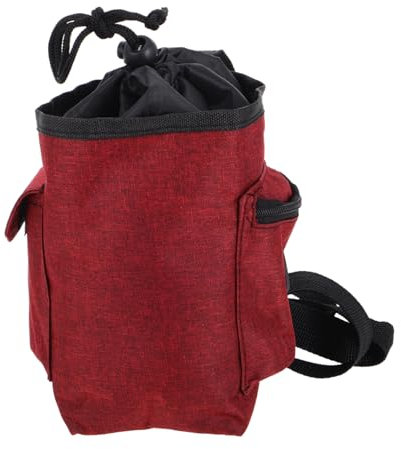PAMINGONO Großer Kreidebeutel Für Bouldern Und Sportklettern Mit Verstellbarem Gürtel Reißverschlusstaschen Und Sicherem Stauraum Für Kletter Und Fitnesszubehör