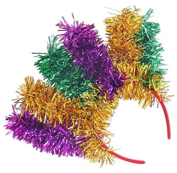 LLHCF Lametta-Haarbänder, Cosplay, handgefertigt, Haar-Accessoires für Damen, Maskerade, Kopfschmuck, Karneval, Kunstdekorationen