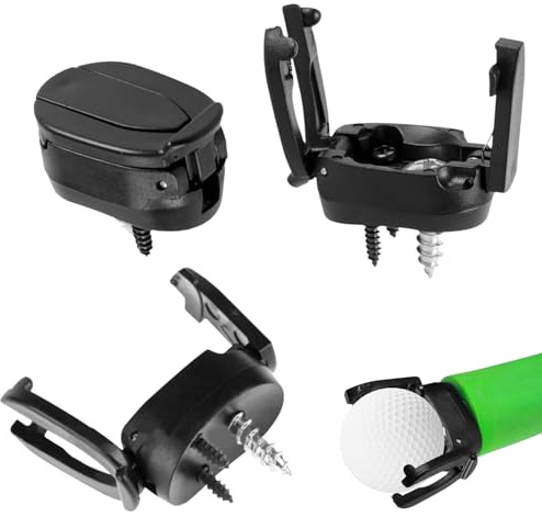 Golf Ball Retriever Pick Up Tool, 3 PCS Gol f Bal l Picker Upper, Foldable Golfs Balls Claw Grabber Pickup Tool Golfs Balls Training Aids Picker Plastic Foldable Portable Durabele Golf Accessories