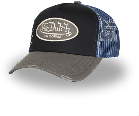 Von Dutch Justerbar keps för män och kvinnor med snapback, blå storlek TU