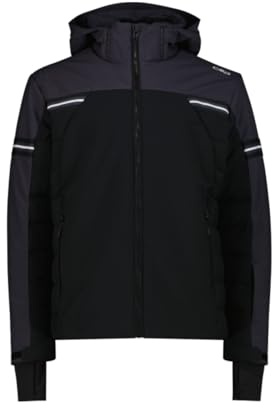 CMP Herren 4 Wege Stretch Skijacke mit abnehmbarer Kapuze Gr. XL = 52