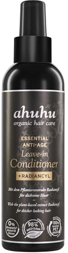 ahuhu Essential Anti-Age Leave-In Conditioner (200 ml) | Leave In Conditioner für moderne Hair Care, pflegende Spülung mit Aufbau-Effekt, intensive Pflege ohne Ausspülen