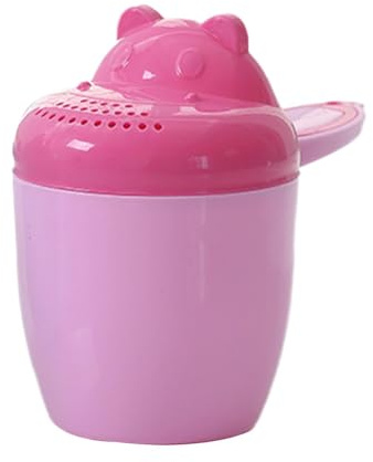 Bicchiere per risciacquo da bagno, 1 beccuccio ispessito di sicurezza, per lavare la testa, shampoo, doccia, bagno, risciacquo per capelli