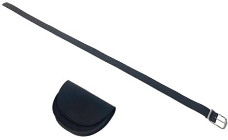 Golfavståndsmätare midjeväska för kvinnor, halvmåneform PU-läder golfboll mätinstrument fodral, mångsidig vardaglig sport höftpaket med justerbart bälte, koreansk stil utomhustillbehör