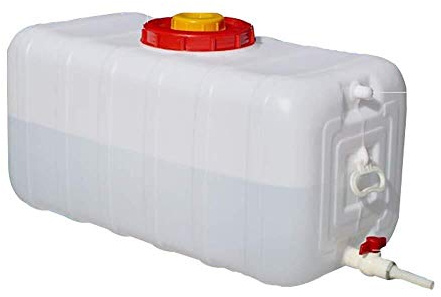 Wasserkanister 100L Grosse Kapazität Wasser Lager Behälter Panzer Zum Camping Rechteck Verdicken Haushalt Wasserspeichereimer 20 ° ~ ＋70 ° Zum Wandern Jagd Reise（100L/150L/200L/300L） ( Size : 100l )