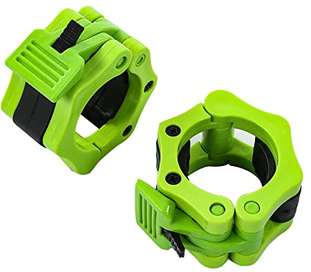 LTLCLZ 2Stück Langhantel Kragen Verschluss Clips 50Mm Hantelschnalle Gewichtheben Stangenklemme Für Fitnessstudio Fitness Übung Bodybuilding