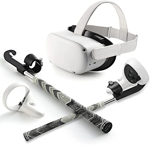 SUPERVR VR Golf Attachment Club for Oculus Quest 2 Accessories Golf+ (Right Controller)