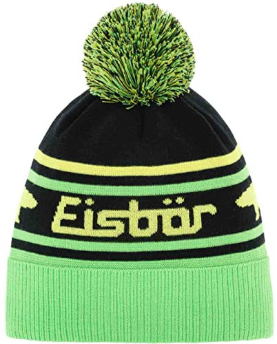 Eisbär Chani OS Pompon MÜ Kids LightGreen-schwarz-LightYellow