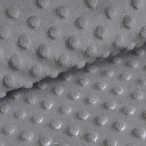 PINaPIN Stoffe meterware Kinder stoff Minky fleece meterware zum nähen Kinderkissen, Kissenbezüge, Babydecken, Schlafsäcke, Spielzeuge Polyester 100 x 160 cm (Dunkelgrau)