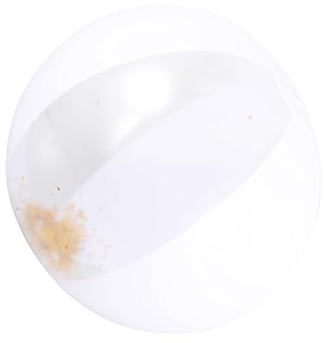 BESPORTBLE 3 Pz Pallone Da Spiaggia Glitterato Palla Da Biliardo Gonfiabile Giochi D'acqua Da Spiaggia Palloni Spiaggia Gonfiabili Per Bambini e Neonati Veloce Pvc Festa in Piscina Paillettes