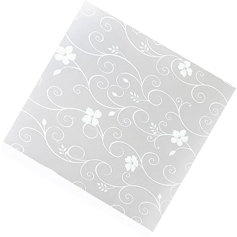 Warmhm Selbstklebende Fensterfolie Aus Pvc Lichtdurchlässig Und Uv-beständig Für Badezimmer Küche Schlafzimmer Weiß Einfach Anzubringen Und Wiederzuverwenden Ohne Schäden Oder Rückstände