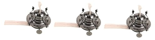 Warmhm 3St Retro-Petroleumlampe Dochte für Petroleumlampen antiker Lampenbrenner Außenlampe tischlampe Laternen Campinglaterne Dochte für Öllampen Petroleumlampenbrenner aus Metall