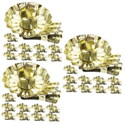 Zerodeko 3 Sätze Christbaumkerzenhalter Christbaum Kerzenhalter Kerzenhalter-Clips Für Baum Weihnachts-kerzenlichthalter-Clips Kerzenständer Weihnachtskerzenclip Für Baum Eisen 10 Stück * 3