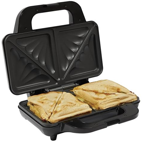 Haden Deep Fill Sandwich Maker - Non Stick Toastie Maker, Compact and Portable Sandwich Maker, Easy to Clean, Perfect for Dorm Rooms and Small Kitchens, Affordable Kitchen Appliance for Students
