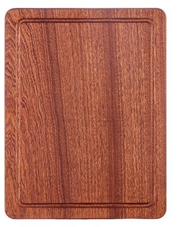 SLEDEZ Plato para Carne Plato de Madera for Carne for el hogar Plato de Comida Occidental Plato de Madera for Carne for Restaurante(24x32cm)