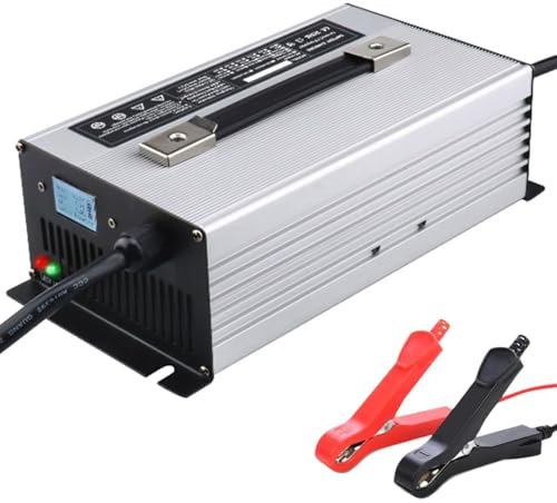 Chargeur De Batterie De Voiture 1500 W, Chargeur De Batterie Au Plomb 12 V/24 V/36 V/48 V/60 V/72 V, Mainteneur De Batterie Intelligent Pour Moto, Voiture, Bateau, Tondeuse à Gazon(Size:24V/40A)