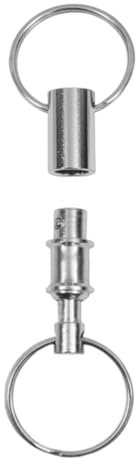 Extracción Del Llavero: Gancho De Doble Anillo De Anillo, Herramienta De Conector De Anillo De Llave | Llave De Clip De Metal Llave FOB, Separador De Bloqueo Portátil, Cadena De Acceso Rápido Para Bol