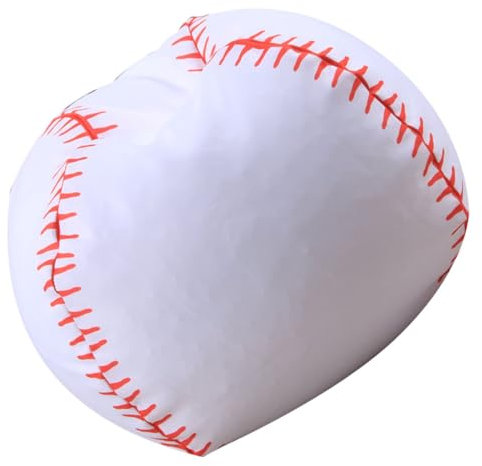 SOLUSTRE Plüschtiere Aufbewahrungstasche Baseball Design Robuste Spielzeug-organizer-tasche Aus Polyester Für Jungen Und Mädchen Multifunktionale Sitzgelegenheit Für Spiele Und Filmabende