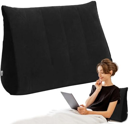 Reise-Keilkissen zum Schlafen, aufblasbare Kissen zum Schlafen, ergonomische, weiche Stützkissen für Sodbrennen, Haltung, Sitzruhe, Reisen, Krankenhaus, Krankenpflege