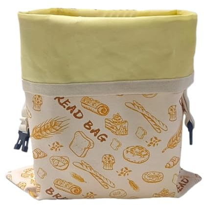 Generisch Bienenwachs Brotbeutel Für Selbstgemachtes Brot - 30x39 cm Brotaufbewahrungsbeutel,Langfrische Bewahren & Aufbewahrung Für Brot, Bäckerei & Sandwiches