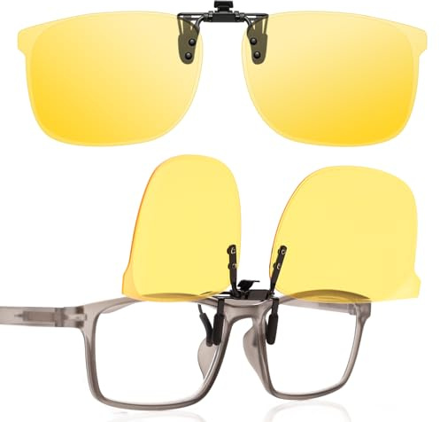 LUFF Clip-On Occhiali da sole polarizzati Cat-Eye per uomini e donne, Protezione UV400 | Guida sicura, ciclismo e all'aperto