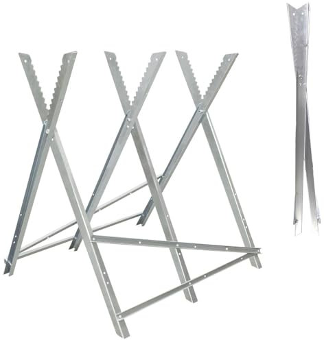 RILOOP Sägebock Kettensägebock Holzsägebock Holzschneidebock klappbar verzinkt V1