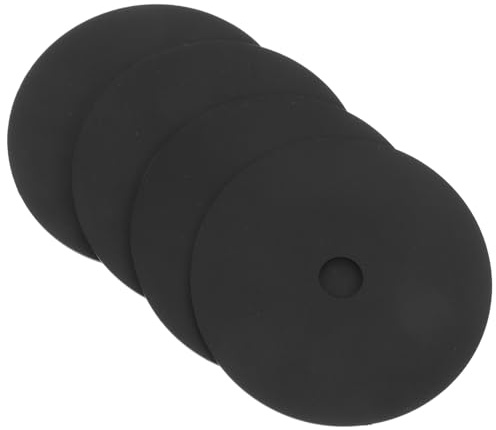 Kichvoe 4piezas Discos Protectores para Tapa De Cepillo De Inodoro Accesorios Resistentes De Bloqueador De Malos Olores para Baño Familiar