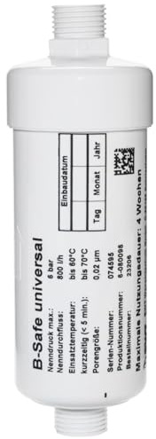 BWT B-SAFE Legionellenfilter universal ½ mechanischer Wasserfilter