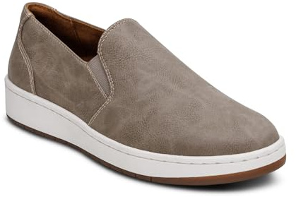 Aetrex Women’s Maeve Orthopedic Casual Slip on Loafers – Orthopedic Arch Support Shoes with Removable Insole, Cushioned Comfort Loafers for Women - All-Day Walking Shoes Taupe
