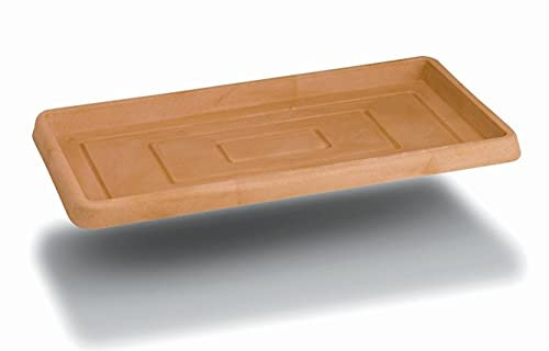 Sottovaso Rettangolare stretto in Resina cm. 90 Anticato