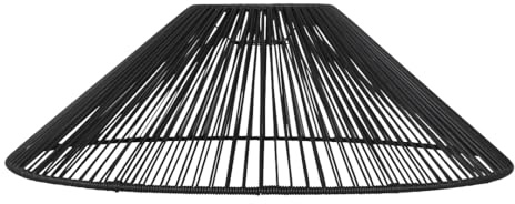 Star Trading Rattan Lampenschirm Outdoor E27 Schwarz – 58 cm