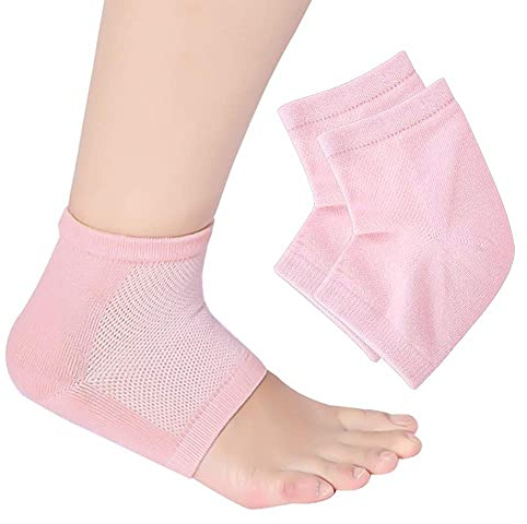 Fersensocken, Fersensporn Socken, Gel Fersen Socken Fersenschutz Fersensporn Bandage, Offenen Zehen weiche Comfy Erholung Druckentlastend und Angenehm zu Tragen