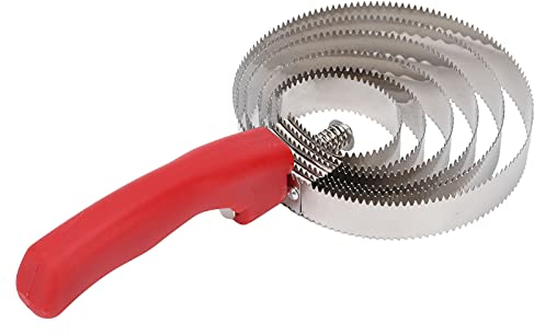 Pferdestriegel Edelstahl Vieh Juckreizbürste Pferdeabwurfkamm Pferdepflegebürsten für Schafe Pferde Kühe[6 Ringe] Striegel