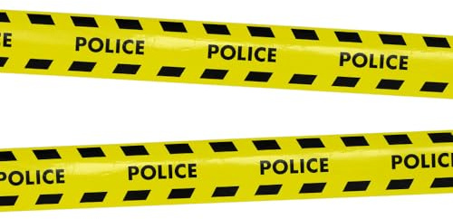 Boland B.V. Bannière Police 15 m - Noir - Taille Unique