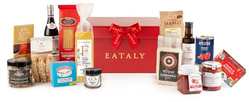 EATALY – Dall'Antipasto al Dolce – Cesto Natalizio con Prodotti Sfiziosi – Box con 15 Prodotti di Qualità – Confezione Elegante – Perfetto per Regali e Occasioni Speciali
