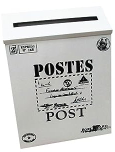 Veemoon Briefkasten Aus Dekorativ Wanddekoration Für Zuhause Buchstabenaufdruck Nostalgischer Stil Fotorequisite Aus Eisen