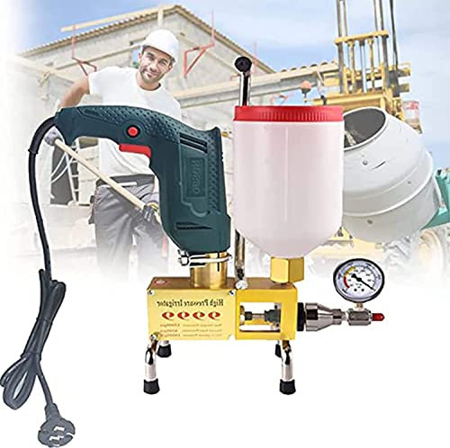 Máquina de lechada eléctrica, máquina de lechada, Pistola de lechada de mortero eléctrica, máquina de lechada de calafateo, para reparación de Fugas de Grietas de hormigón en lecha