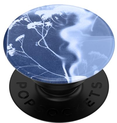 ​​​​PopSockets Phone Grip with Expanding Kickstand, Adhesive Grip - Indigo Bloom