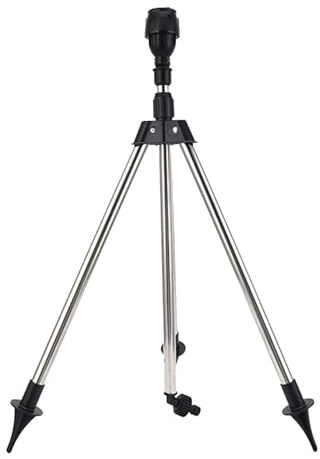 Arroseur rotatif sur trépied - Avec portée - Système d'irrigation de jardin - Arroseur télescopique rotatif à 360 ° - Pour pelouse de jardin