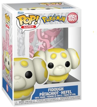Funko Pop! Games: Pokemon - Fidough - samlarfigur i vinyl - presentidé - officiella varor - leksaker för barn och vuxna - videospel fans - samlarfigur
