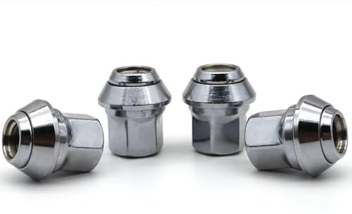 WTIXCRQ Radbolzen Radschraube Kompatibel Mit Ford Für Mondeo Für Streetka Für Focus 1993–2022, Auto-Leichtmetallradmuttern M12 X 1,5, 19 Mm, Sechskant-Autoschrauben, Zubehör, 4 Stück