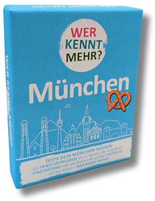 Listenwissen Wer kennt mehr I Teste Dein Allgemeinwissen in 50 Listen I für Erwachsene I Board Games I Card Games I Knowledge Games I Family Games (Munich Edition)