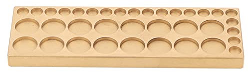 Boîte d'assortiment de vis en cuivre Pur, Plateau de Rangement Multifonctionnel pour Petites vis, 20 Compartiments pour Montres, Lunettes, horloges, kit d'outils de répar