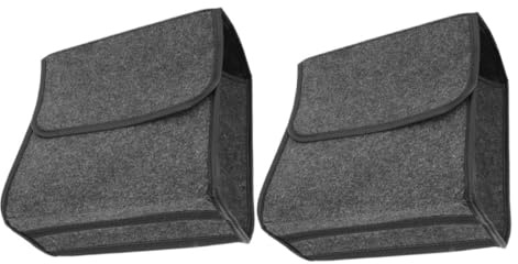 TOPBATHY Organizer per Bagagliaio Auto in Feltro, 2 Pezzi, Pieghevole e Capiente, Facile da Installare, per Protezione e Ordine nel Baule