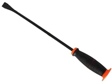 WJIAYAO Crowbars 2PCS Heavy-Duty Pry Bar with Angled Thicken Crowbar Protective Hammer(12 In Pry Bar)