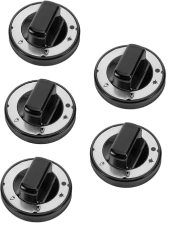 TOYANDONA 5 Pièces Bouton de Remplacement pour Cuisinière à Gaz Chaleur Compatible avec Équipements de Cuisine Professionnelle Diamètre pour Grills et